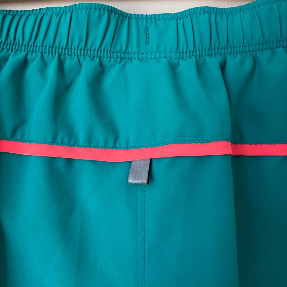 New Balance NB DRY Teal & Pink Tennis and Running Shorts with Liner - Size S - Picture 6 of 8